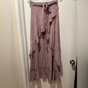 NWT Planet Blue dirty pink Wrap Skirt size medium